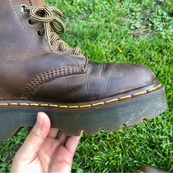 Rare Dr. Martens Brown Platform Boots - Picture 11 of 15